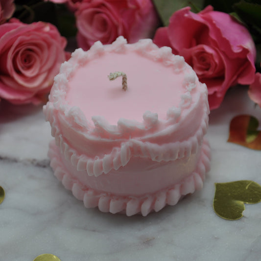 Sweets by Jasmijn | Vintage cake candle