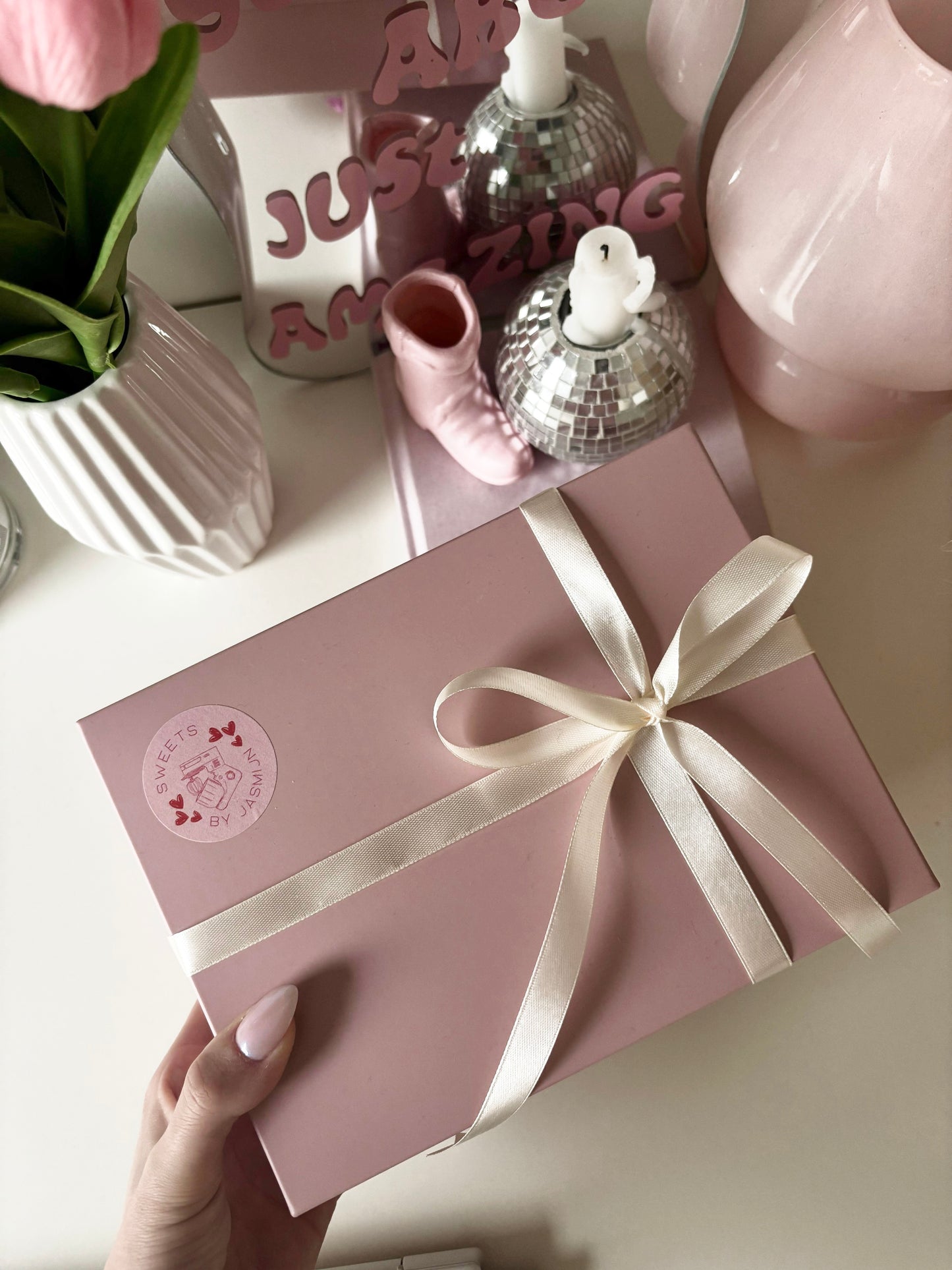 Sweets by Jasmijn | Heart cake candle