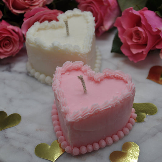 Sweets by Jasmijn | Heart cake candle