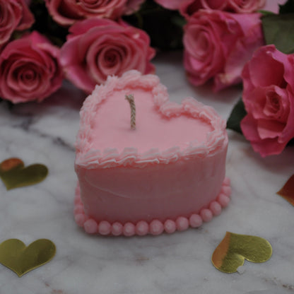 Sweets by Jasmijn | Heart cake candle