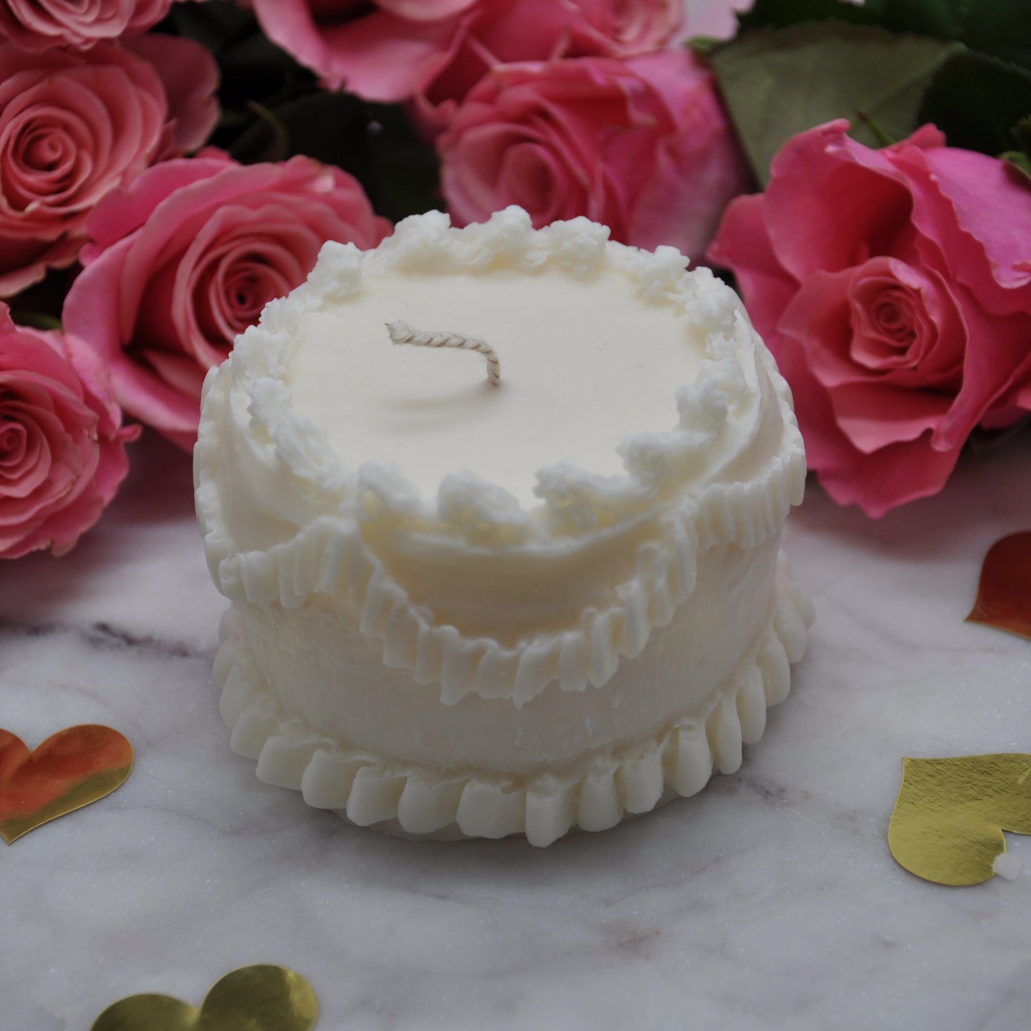 Sweets by Jasmijn | Vintage cake candle