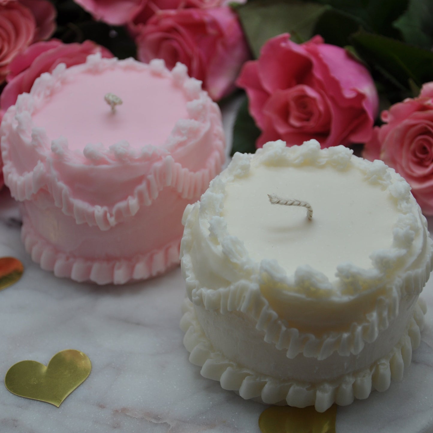 Sweets by Jasmijn | Vintage cake candle