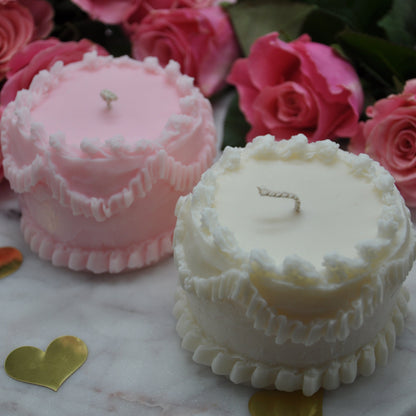 Sweets by Jasmijn | Vintage cake candle