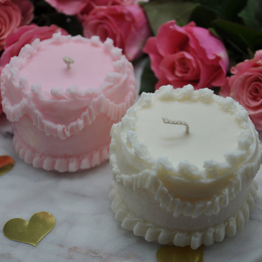 Sweets by Jasmijn | Vintage cake candle